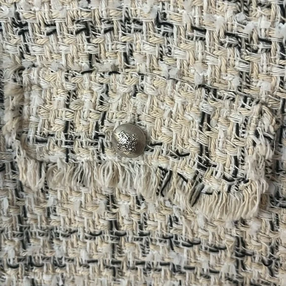 Mango Beige Tweed Jacket - Picture 4 of 11